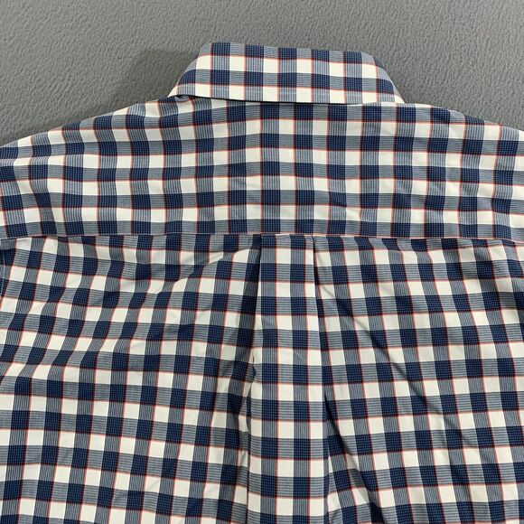 Jos. A.Bank Button Down Shirt Mens Medium Long Sleeve Tailored Fit Gingham Check - Picture 7 of 16